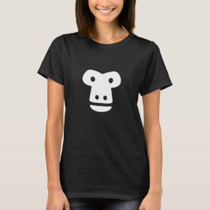 Camiseta Macaco Engraçado Gorila Rosto Para Truque E Tratar