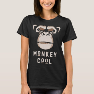 Camiseta Macaco Engraçado Legal Diversão Chimp Selvagem