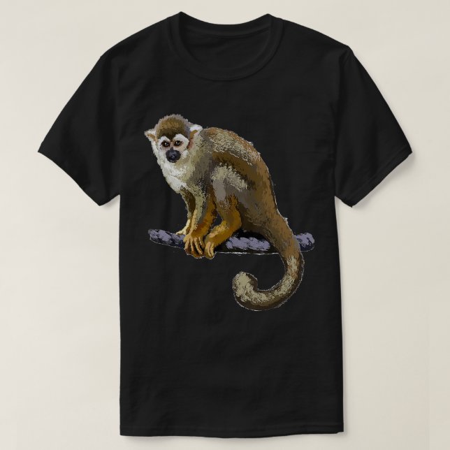 Camiseta Macaco-Esquilo 1221 (Frente do Design)