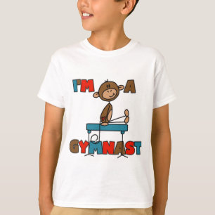 Camiseta Macaco eu sou t-shirt e presentes de um Gymnast