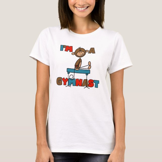 Camiseta Macaco Eu sou um Ginasta (Frente)