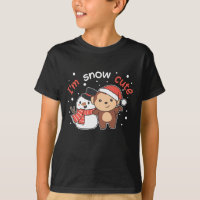 Macaco Eu Te Amo Neve Muito Snowman Pun