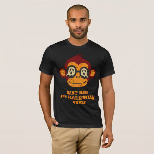 Camiseta Macaco Fantasma Vintage – Não Perca o Halloween