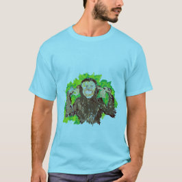 Camiseta Macaco Feliz das T-Shirts masculinas