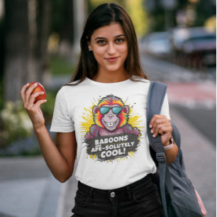 Camiseta Macaco Funky: Baboões São Macacos Totalmente Legal