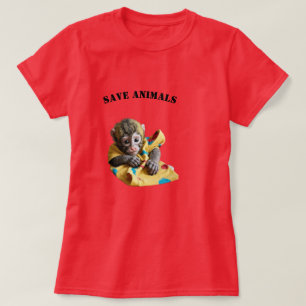Camiseta Macaco-gato