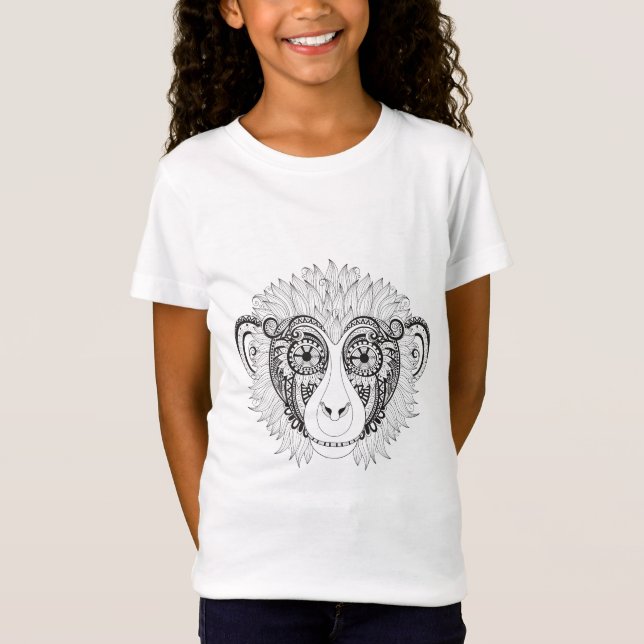 Camiseta Macaco inspirado (Frente)