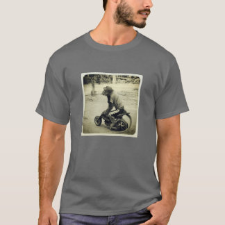 Camiseta Macaco Instagram T-shirt numa bicicleta