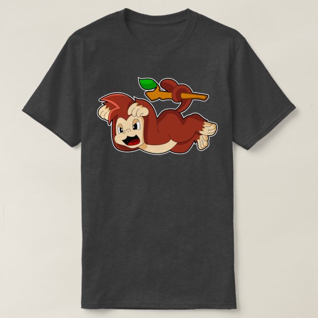 Camiseta Macaco itinerante (Frente do Design)