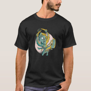 Camiseta Macaco Japonês de Karatê com Bananas