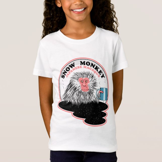 Camiseta Macaco japonês Snow Monkey (Frente)