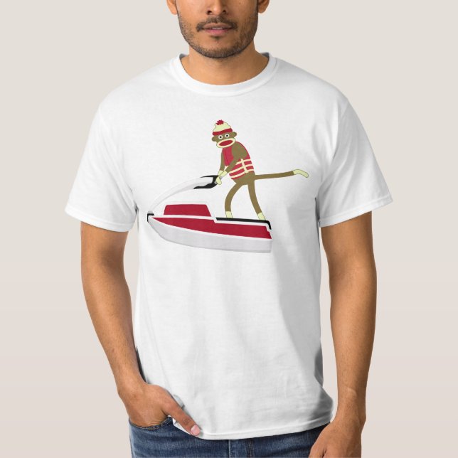 Camiseta Macaco Jetski da peúga (Frente)