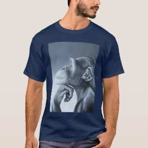 Camiseta Macaco Leão Engraçado Meme ragebait Meme Brainrot