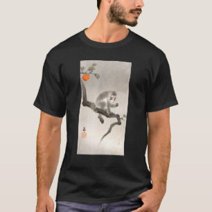 Camiseta Macaco Macaco Japonês Vintage Natureza Japão Arte