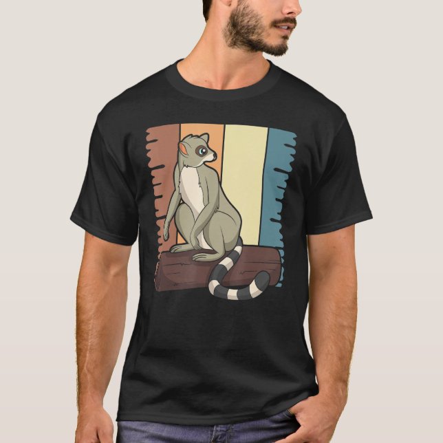 Camiseta Macaco-macaco-macaco-macaco-zoo Madagascar Sifakas (Frente)