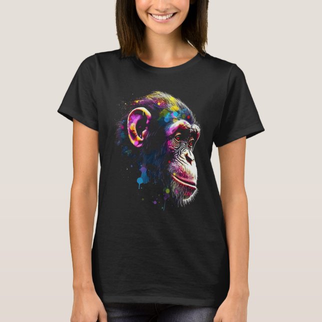 Camiseta Macaco Macaco Zoológico (Frente)