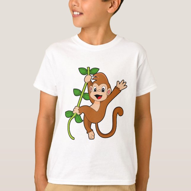 Camiseta Macaco na Selva (Frente)