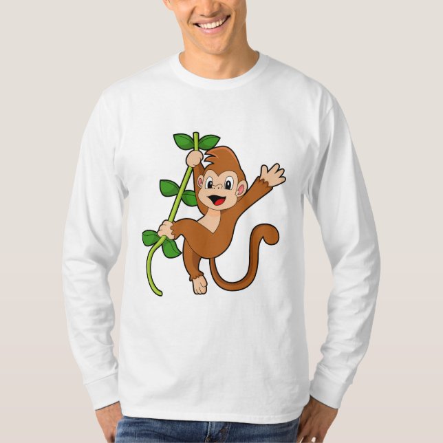 Camiseta Macaco na Selva (Frente)