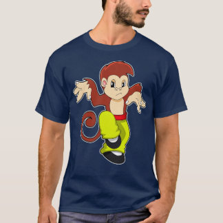 Camiseta Macaco nas artes marciais Kungfu