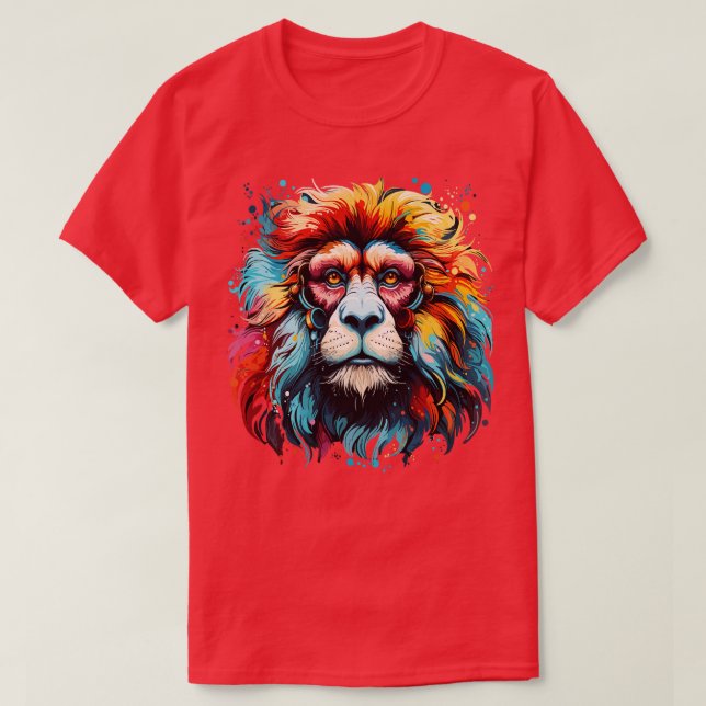 Camiseta Macaco-Neve Arco-Íris (Frente do Design)