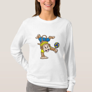 Camiseta Macaco no Esporte com Voleibol