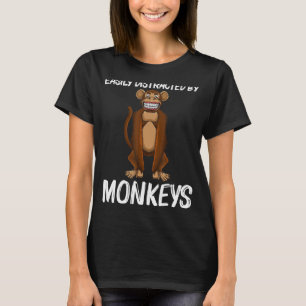 Camiseta Macaco Para Mulheres Macaco Primário Para Animais