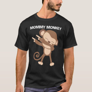 Camiseta Macaco Para Mulheres Mãe Ape Zoo Selvagem 1