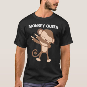 Camiseta Macaco Para Mulheres Mãe Zoo Selvagem Ape
