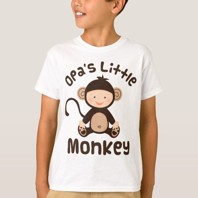 Camiseta Macaco pequeno de Opas (Frente)