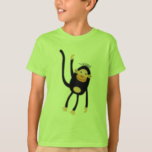 Camiseta Macaco Pequeno de Volta à Escola