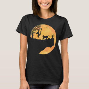 Camiseta Macaco Pôr Do Sol Para Homens Macaco