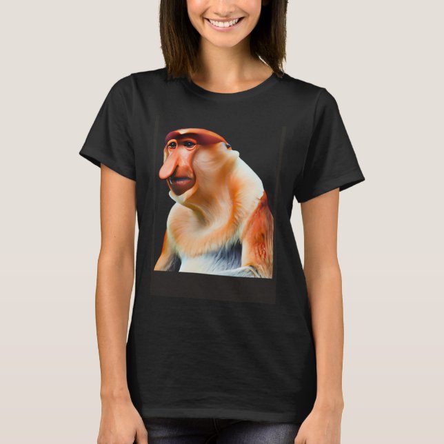 Camiseta Macaco Proboscy Adorável (Frente)