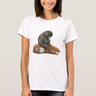 Camiseta Macaco Punch, Bebê Orangotango Abraço 