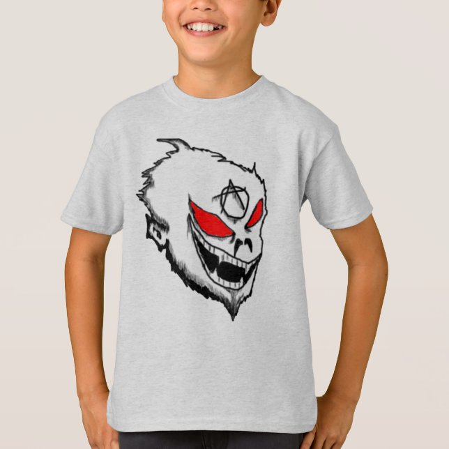 Camiseta MACACO rebelde da criança/anarquia (Frente)