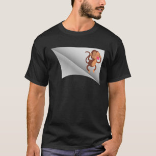 Camiseta macaco sob o manto