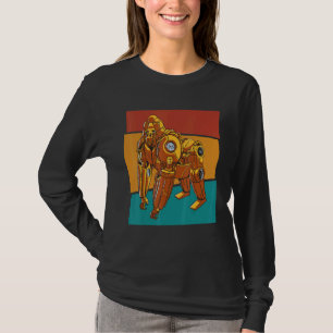 Camiseta Macaco Vintage Steampunk Gorila Mecânico