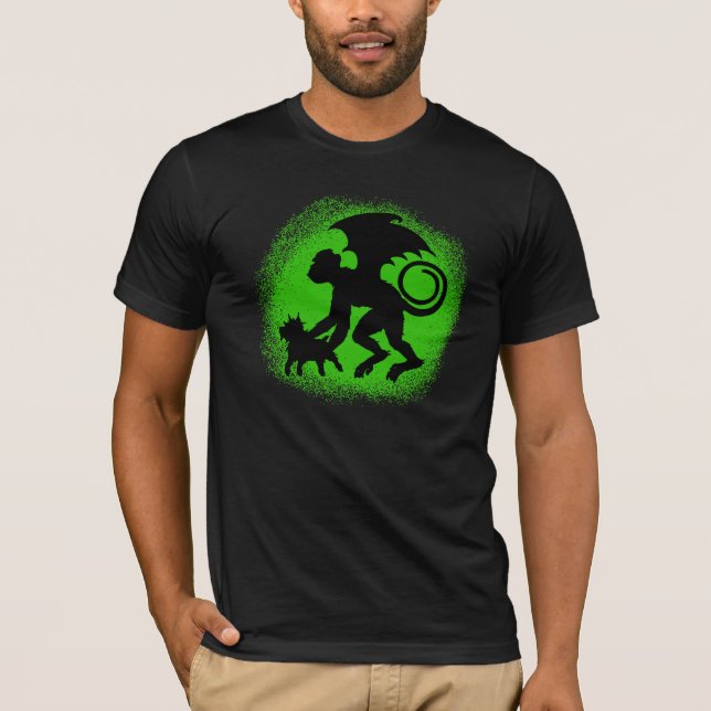 Camiseta Macaco Voador com Toto (Frente)