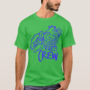 Camiseta Macacos Chimpanzés Animais do Partido Creweam Amig