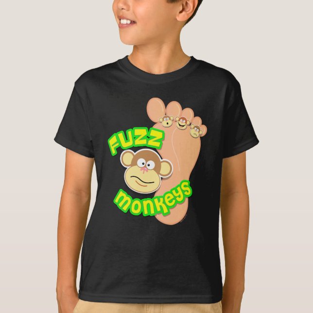 Camiseta Macacos da poeira de papel (Frente)
