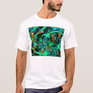 Camiseta Macacos em meu Fractal -