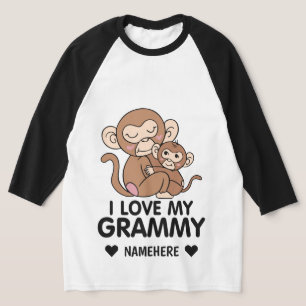 Camiseta MACACOS Eu adoro o meu Grammy