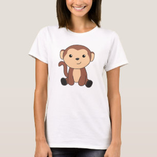 Camiseta Macacos Macacos Doce Na Selva, Macacos Engraçados