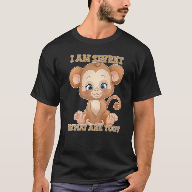 Camiseta Macacos Macacos Macacos Doce Primados Simiformes (Frente)