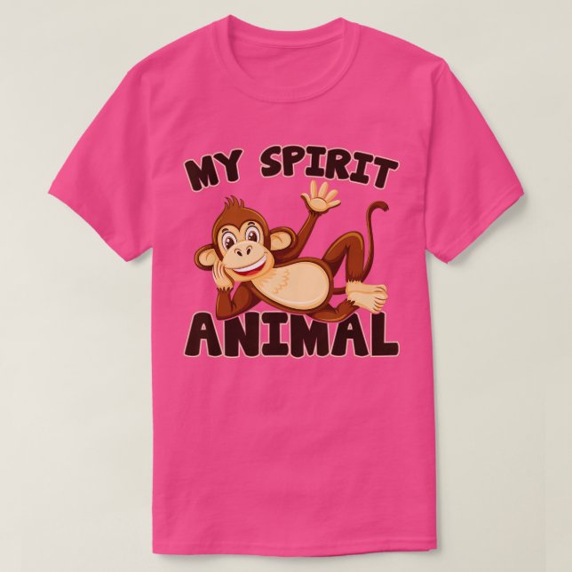 Camiseta Macacos Meu Macaco Espirituoso Macaco Macaco Sobre (Frente do Design)