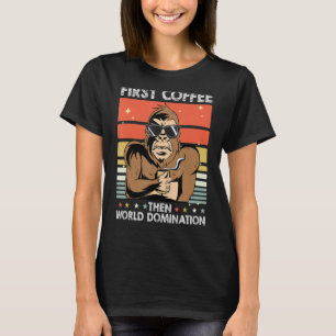 Camiseta Macacos Óculos Solares