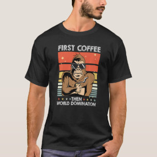 Camiseta Macacos Óculos Solares