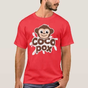 Camiseta Macacos-Pó-Coco BonitosPresentes-Pó-Macaco Engraça