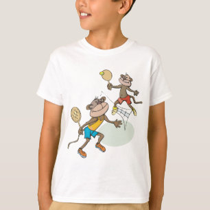 Camiseta Macacos que jogam o tênis