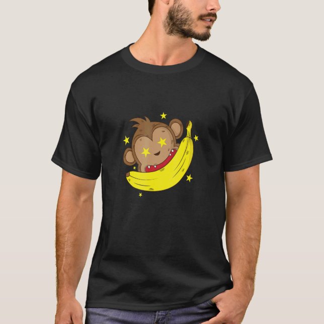 Camiseta Macacos São Viciados Em Bananas (Frente)