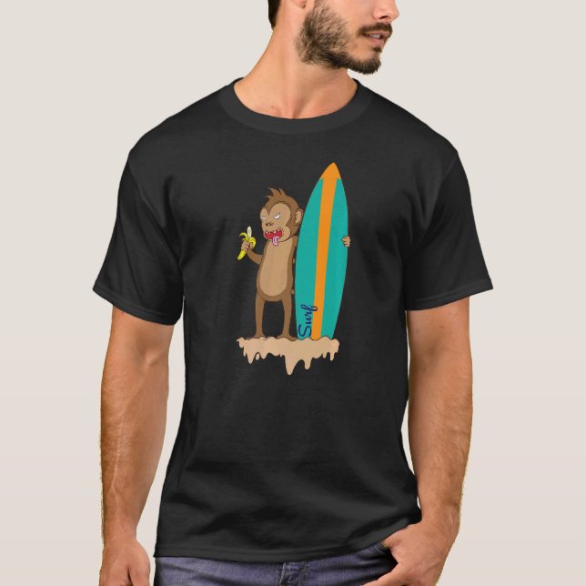 Camiseta Macacos surf (Frente)